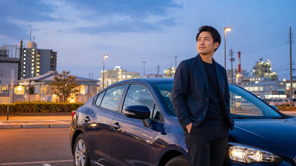全国で自家用車を活かして働く送迎ドライバーのイメージ